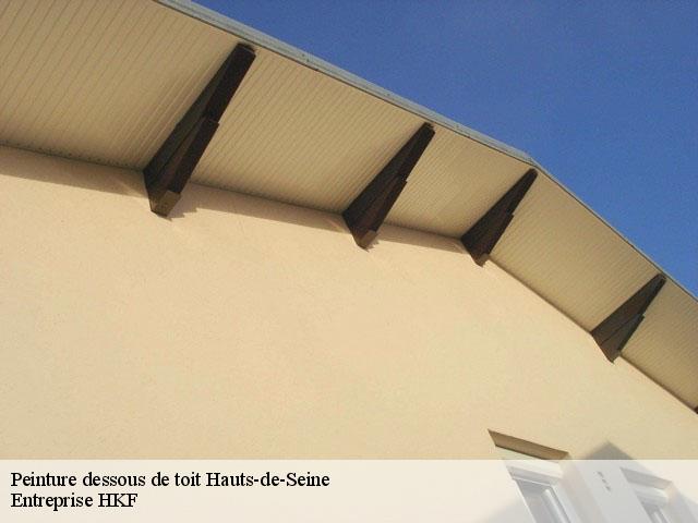 Peinture dessous de toit 92 Hauts-de-Seine  Entreprise HKF