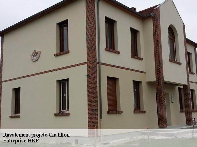 Ravalement projeté  chatillon-92320 Entreprise HKF